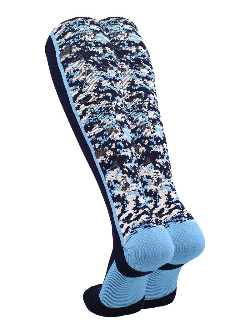 TCK Digital Camo OTC Socks (Navy/Columbia Blue, Large) - Image 2